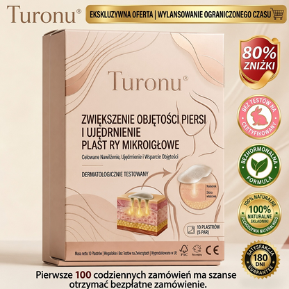 ✨Turonu® 🍑Zaawansowanynano-mikroigłowy plaster do ukierunkowanego powiększania biustu