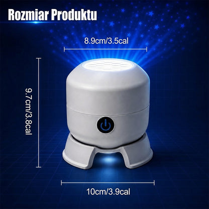 Ostatni dzień –70% 🔥 | Projektor światła nocnego REBYIPO® — Inteligentny projektor 5D (holograficzne rozgwieżdżone niebo i ocean) 🌠
